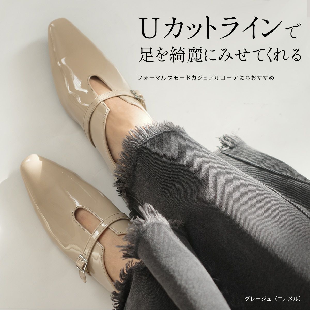 ソフトスクエアパンプスローヒールバブーシュ レディース | 《公式