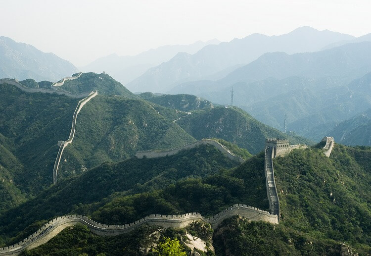 万里の長城の扉絵 万里の長城の扉絵