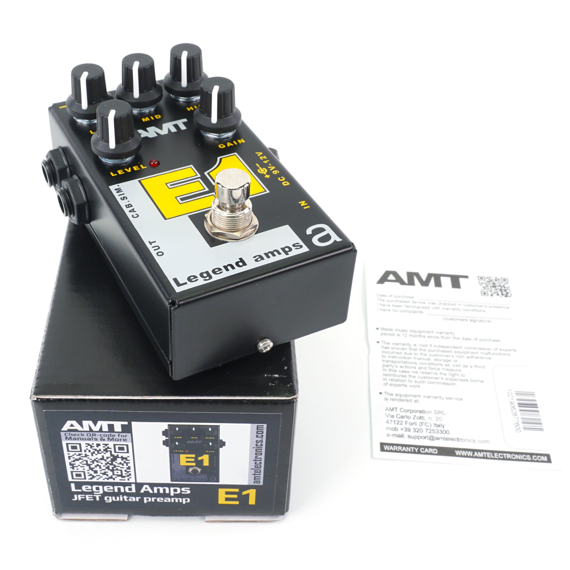AMT E1 — JFET guitar preamp (1 channel) Engl (w/o power supply