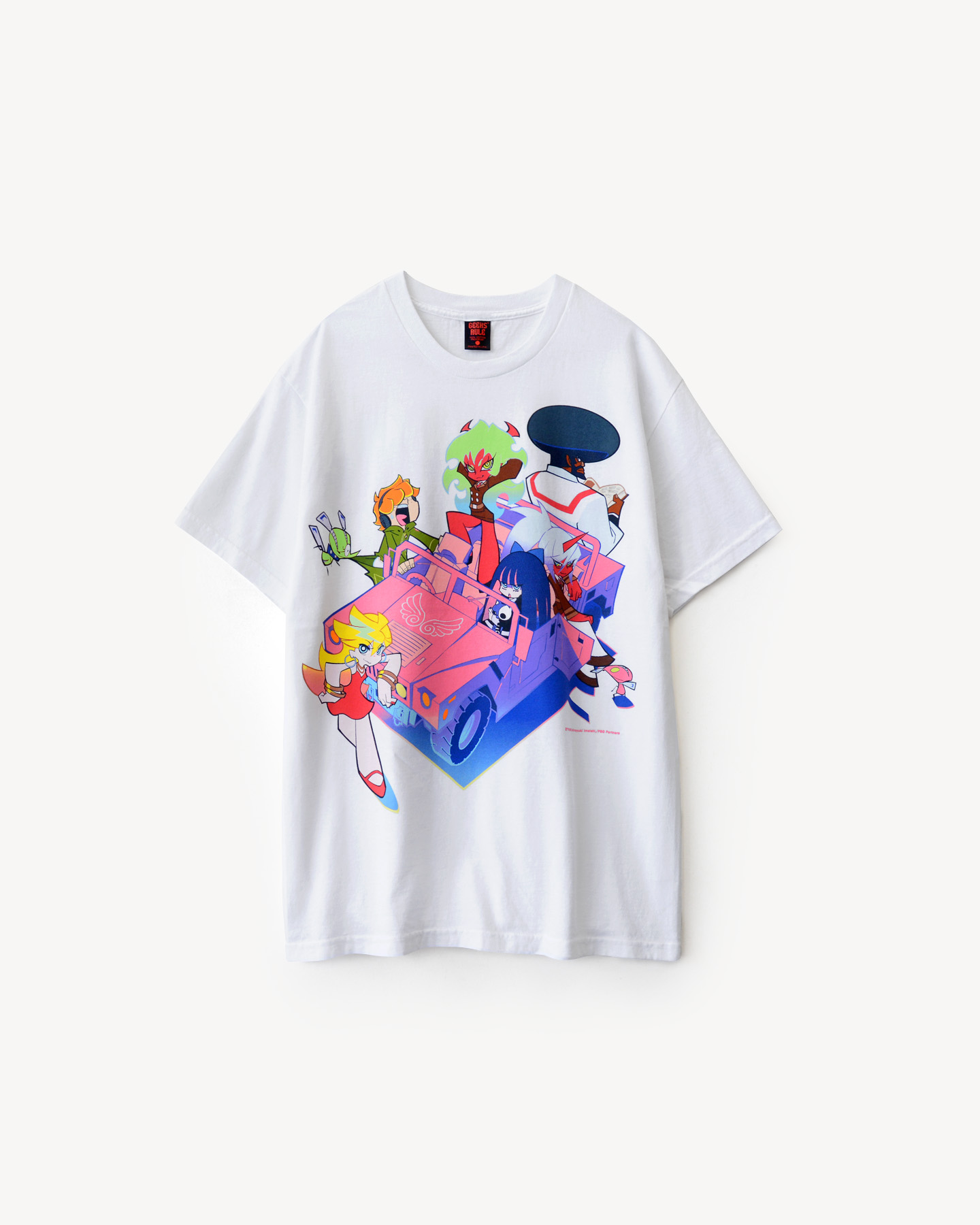 New PANTY & STOCKING GEEKS RULE Tシャツ L New PANTY & STOCKING