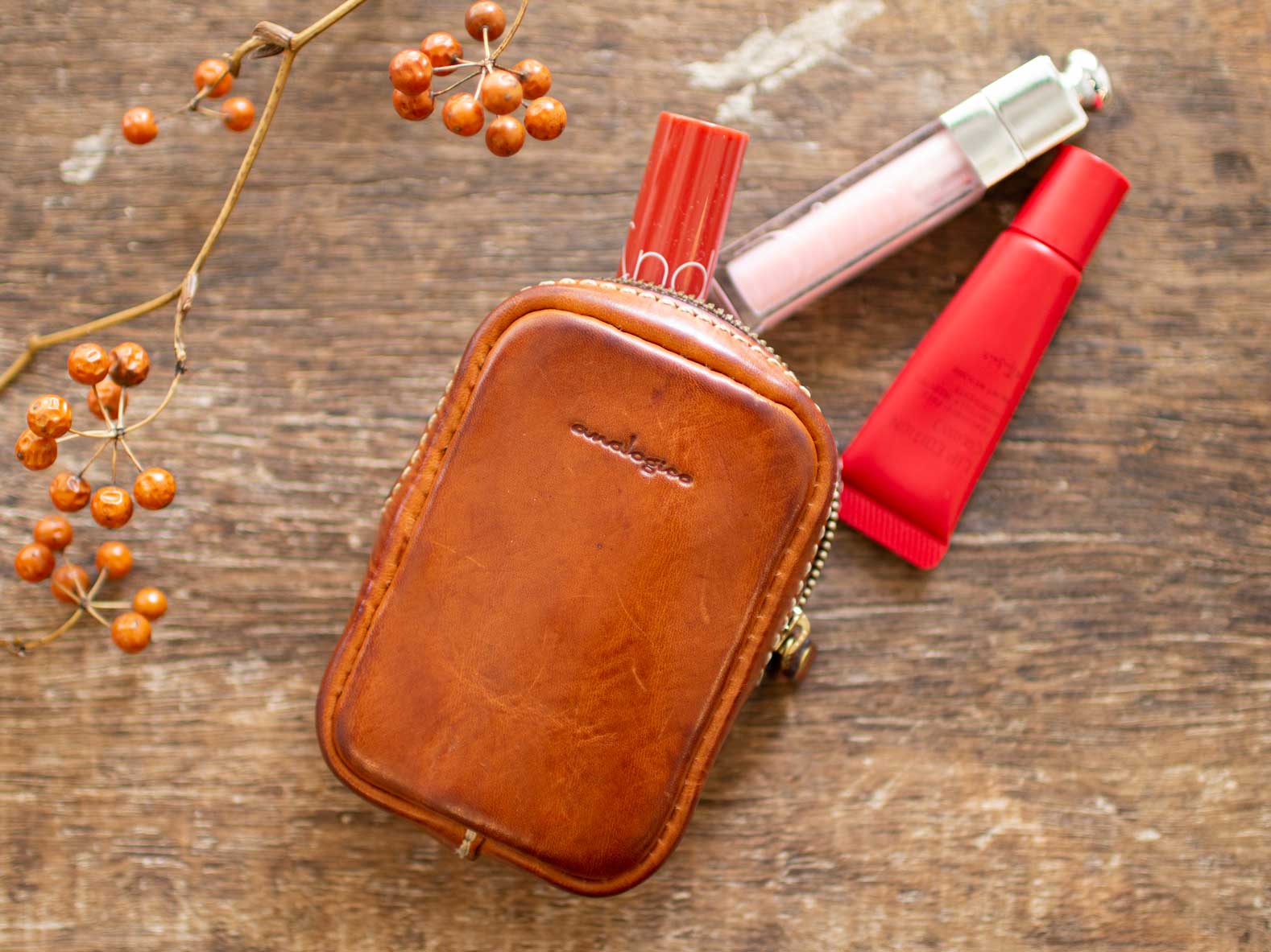 ロゼットポーチ |analogico（アナロジコ）