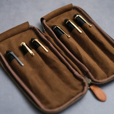 Zip pencil case to protect and view your 6 precious pens, Tochigi