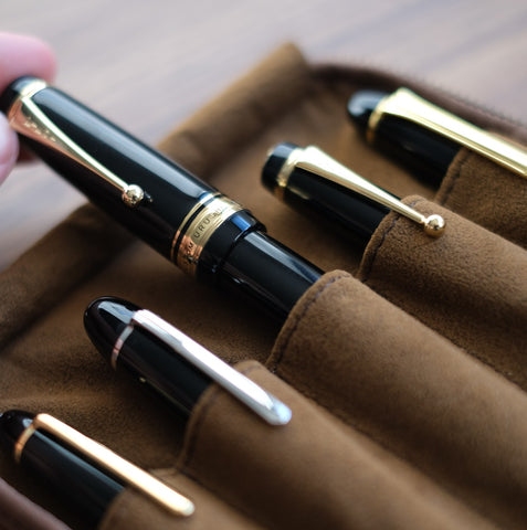 超希少】セイラー 万年筆 ボールペン ケース 72本 ブラック セーラー