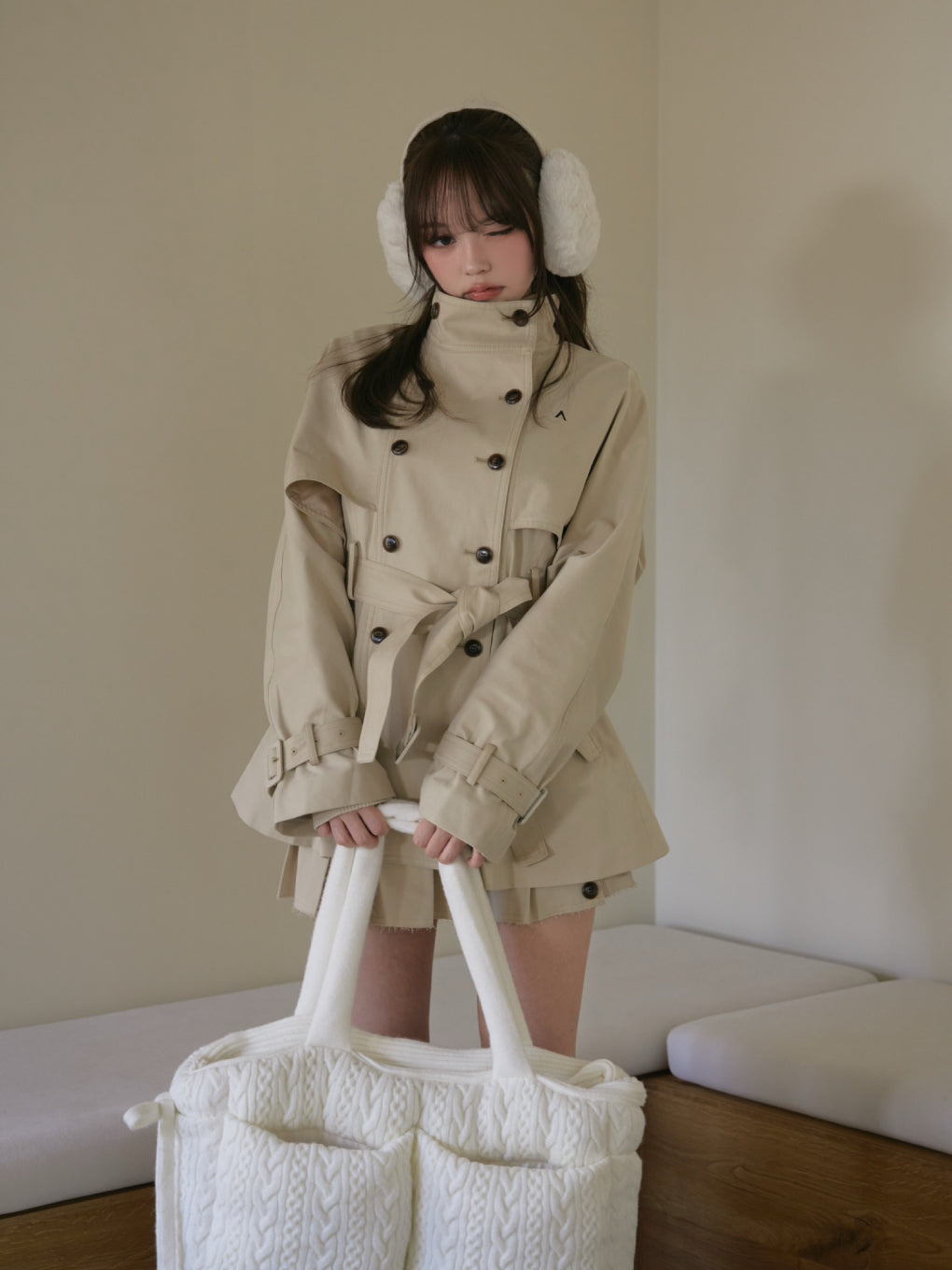 ANDMARY】Mary quilting knit bag