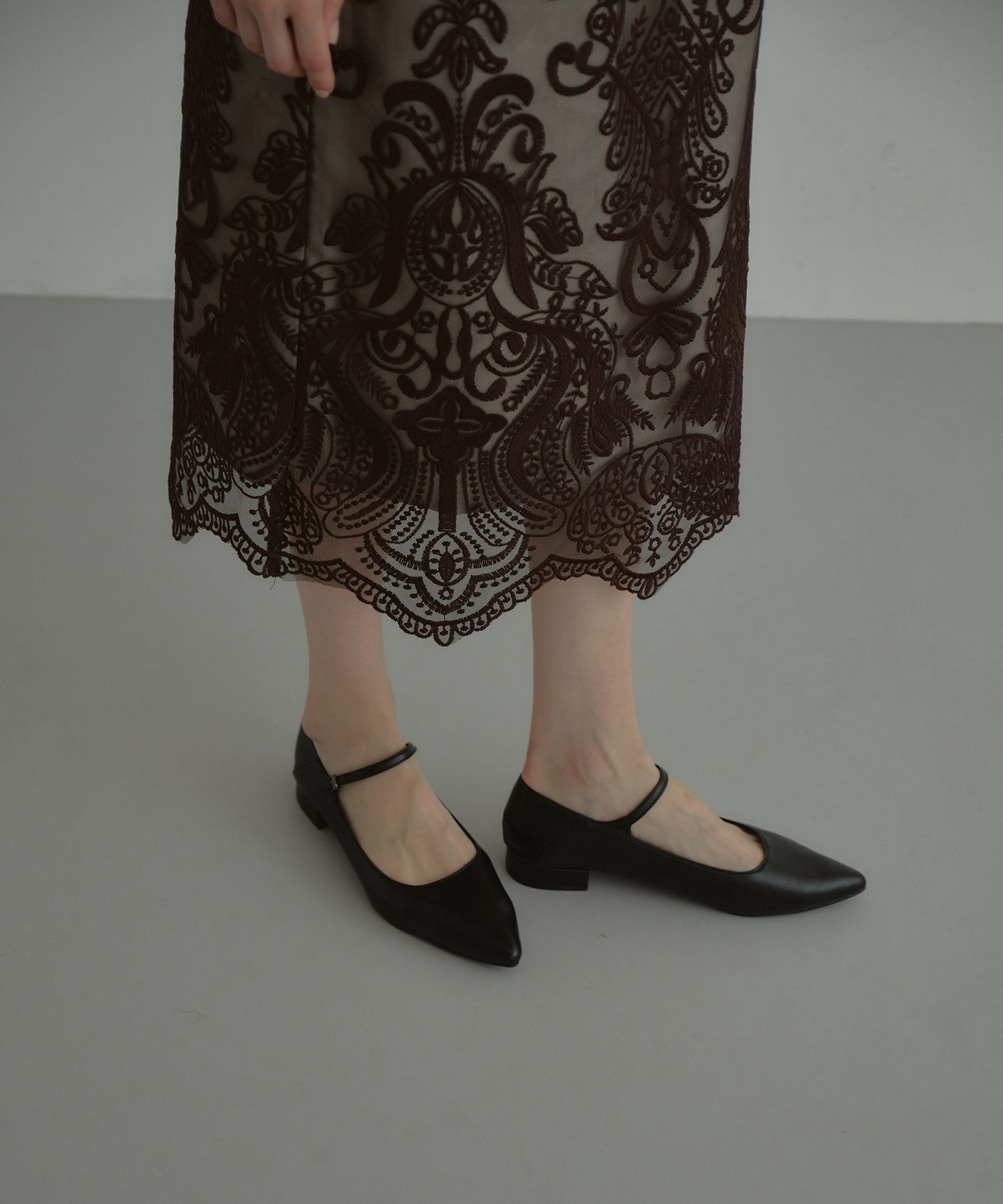 アンドレスド ダマスクギャザードレス 結婚式 お呼ばれ ドレス