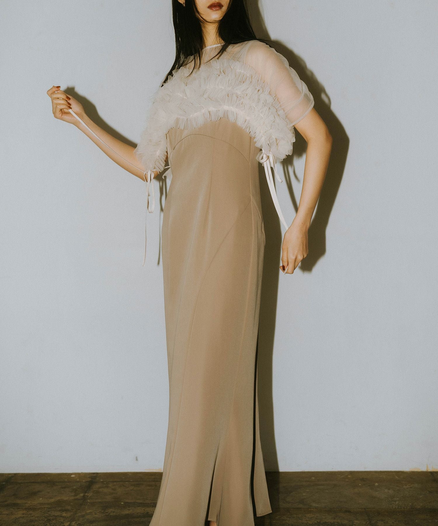 volume soft tulle dress | ANDRESD