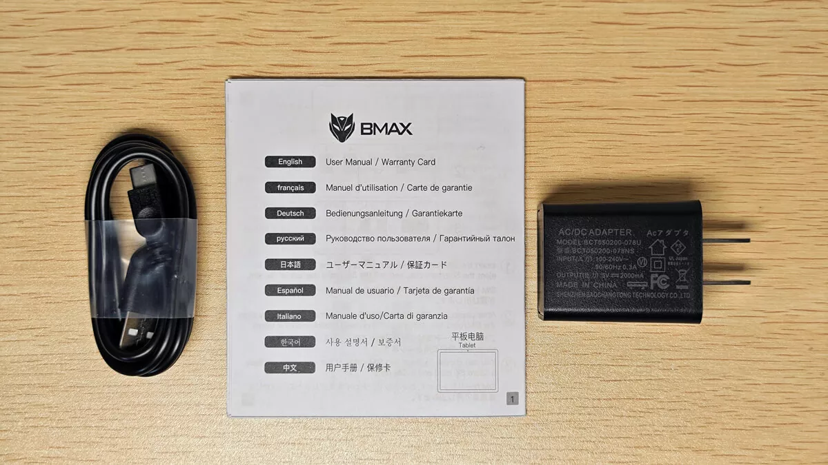 BMAX l10 Plus タブレット 本体 充電器付き BMAX l10 Plus タブレット