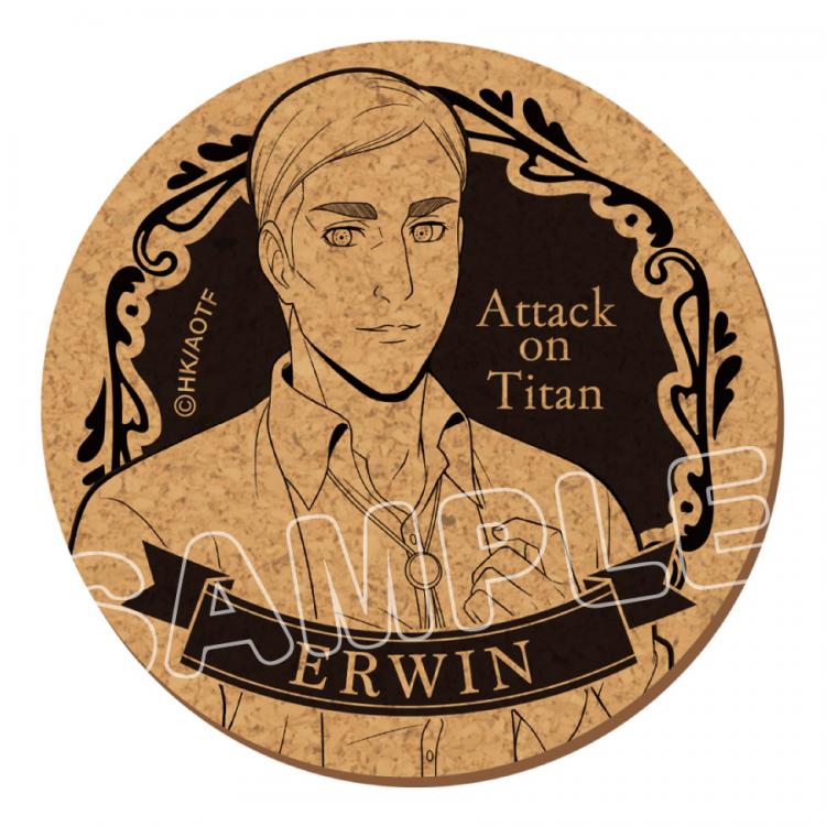 TBS限定】描き下ろしコルクコースター／進撃の巨人 | TBS・MBSアニメ