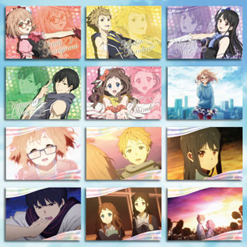 劇場版境界の彼方 アイドル缶バッジ5点セット 境界の彼方 劇場版