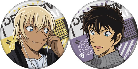 降谷零 松田陣平 名探偵コナン デフォルメ 安室透 警察学校 缶バッジ