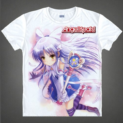 Angel Beats Shirts | Top Summer 3D Anime T-Shirts Unisex