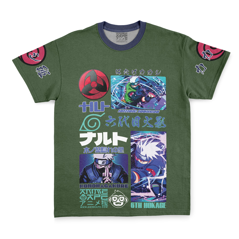 Hatake Kakashi V2 Shippuden Streetwear T-Shirt | Anime Ape