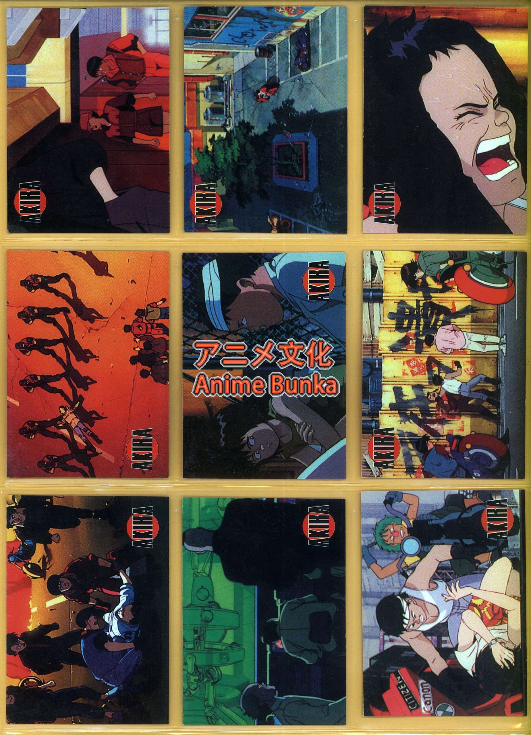 Akira アキラ USA Trading cards 1994 - Animebunka