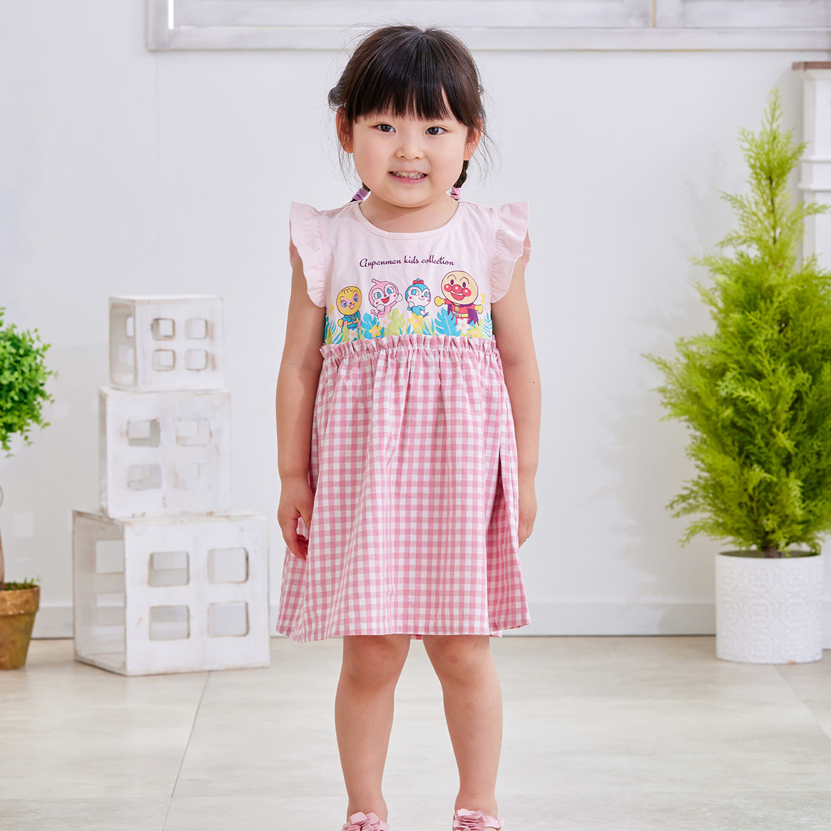 ギンガムチェック切替ワンピース｜アイテム｜アンパンマンキッズ