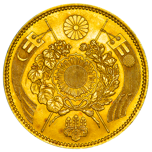 金貨 旧二十圓金貨 明治3年 菊の御紋 大日本 美品 20円金貨 20圓金貨