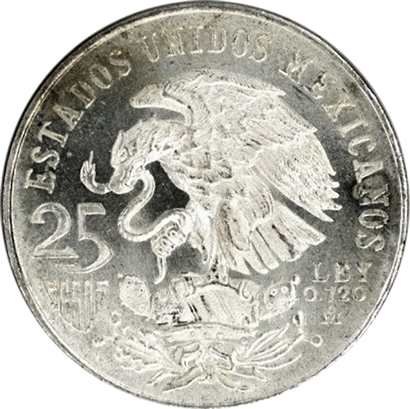 メキシコ25ペソ銀貨（オリンピック）（Mexico 25Pesos Olymipics）の