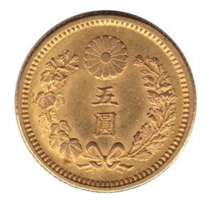 薬*門様 旧十円金貨明治9年桐箱付目方約13.8g 古銭近代貨幣 PCGS鑑定