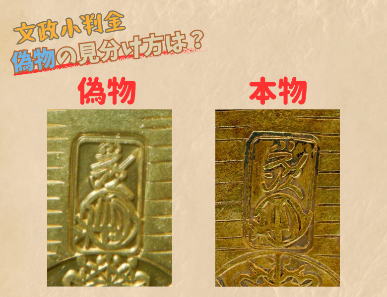 文政小判金 （草文小判）の買取価格 | 古銭買取専門店アンティーリンク