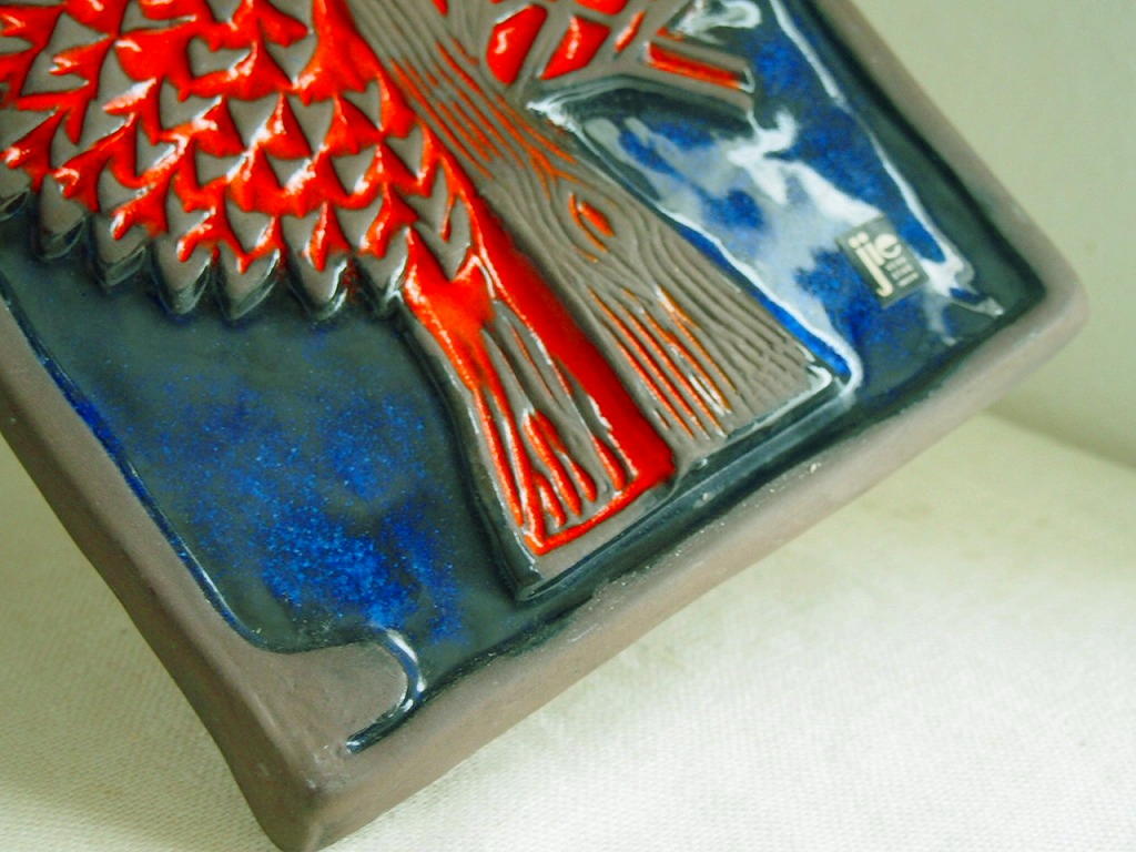 北欧ヴィンテージ Jie gantofta 陶板の壁掛け - a n t e n n a