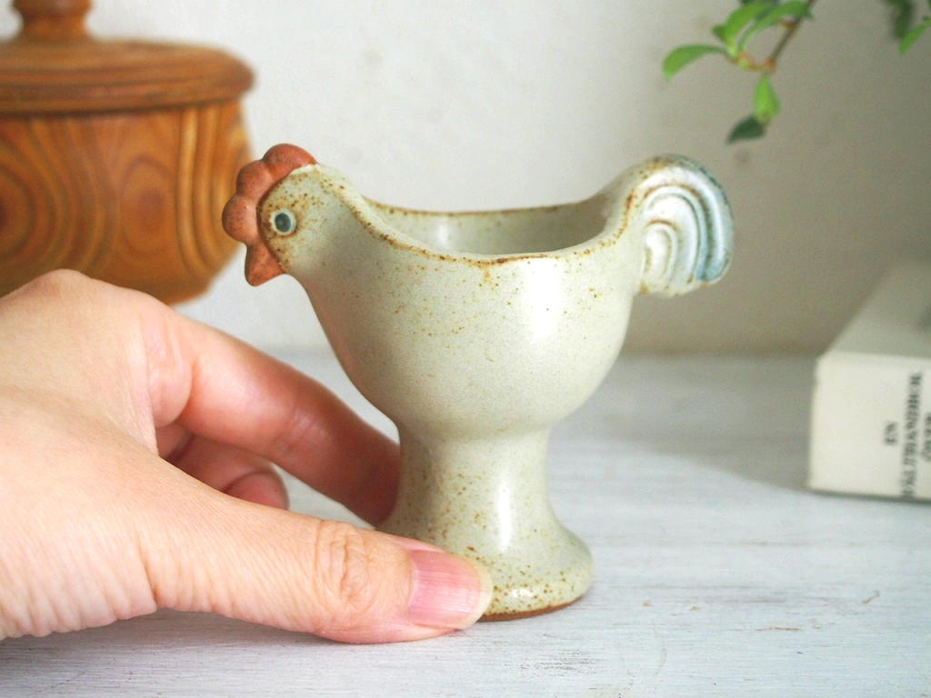 北欧ヴィンテージ Lisa Larson Pask リサ・ラーソン 陶器のニワトリの