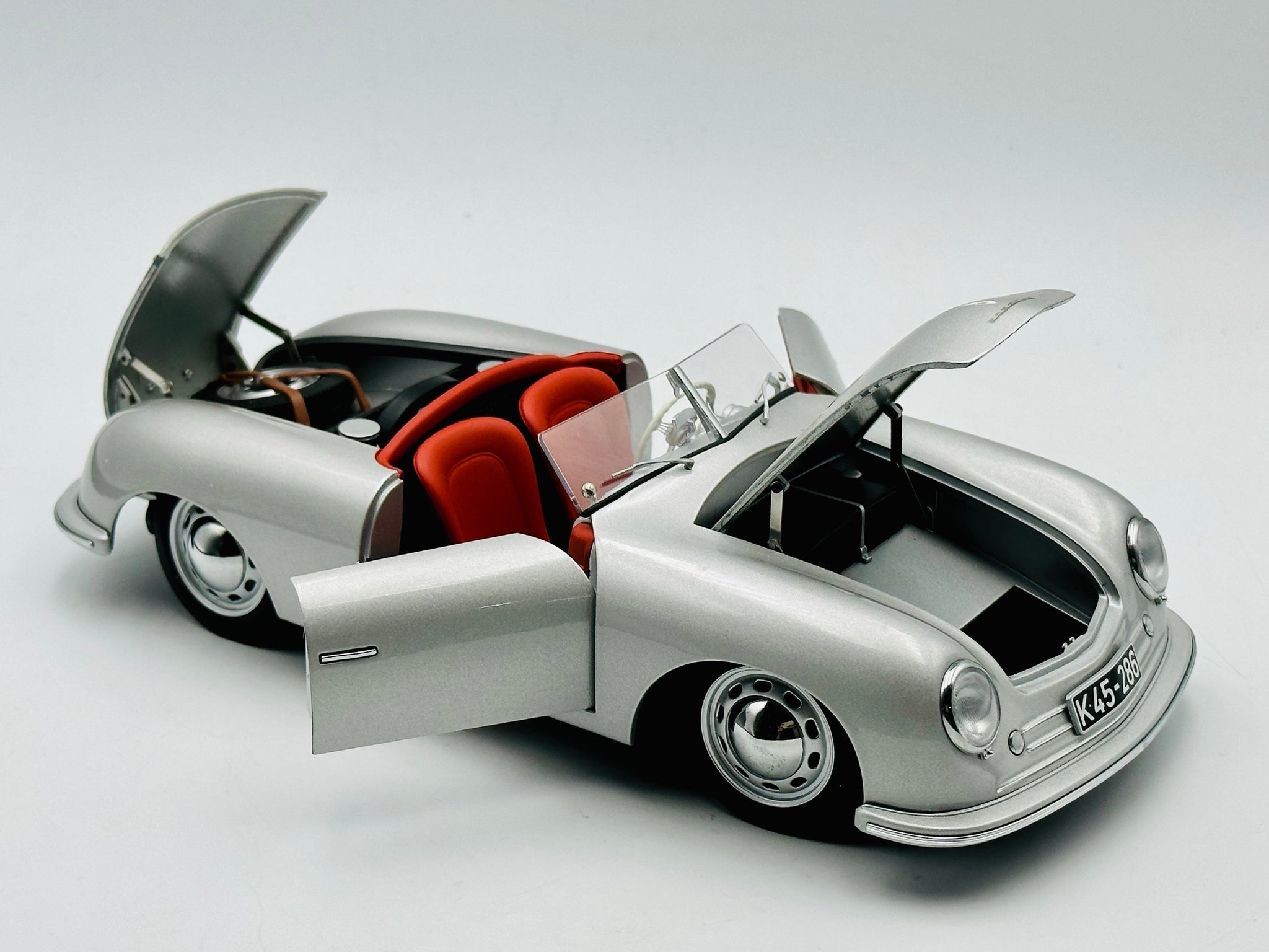 1:18 Porsche 356 Number 1 -- Silver -- AUTOart/Porsche Museum 78071