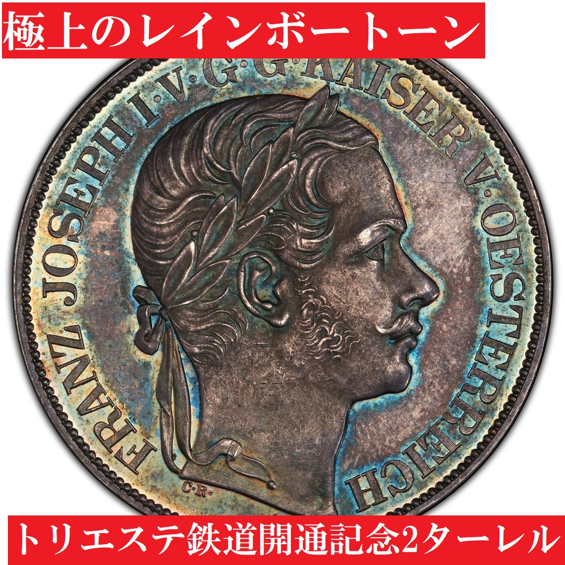 安くはないですがトーンが凄いです】1857年ヨーゼフ1世ウィーン