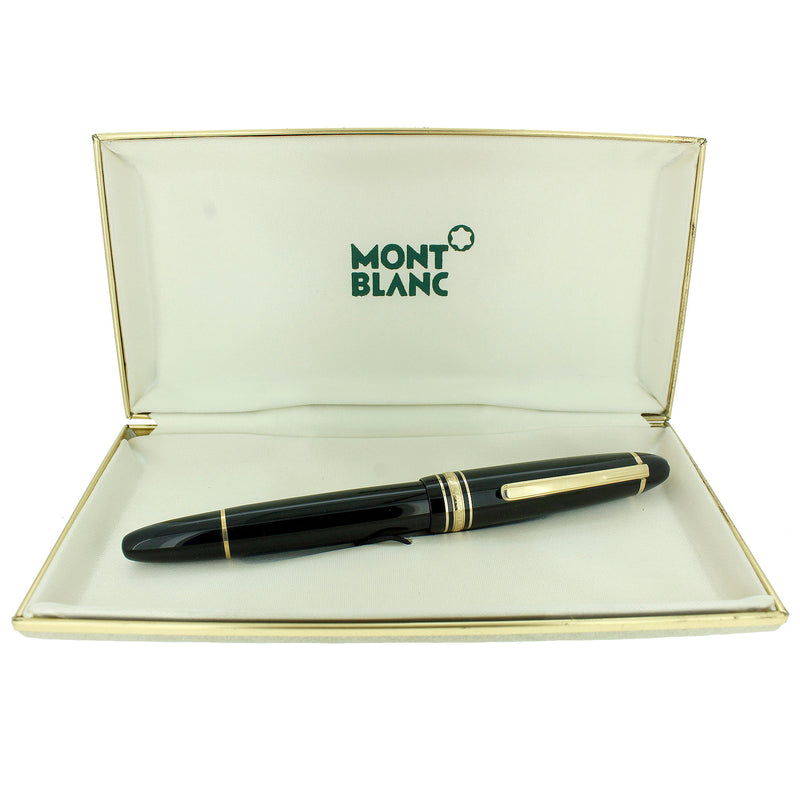 CIRCA 1985 MONTBLANC MEISTERSTUCK N° 146 W/14K FINE NIB FOUNTAIN PEN S