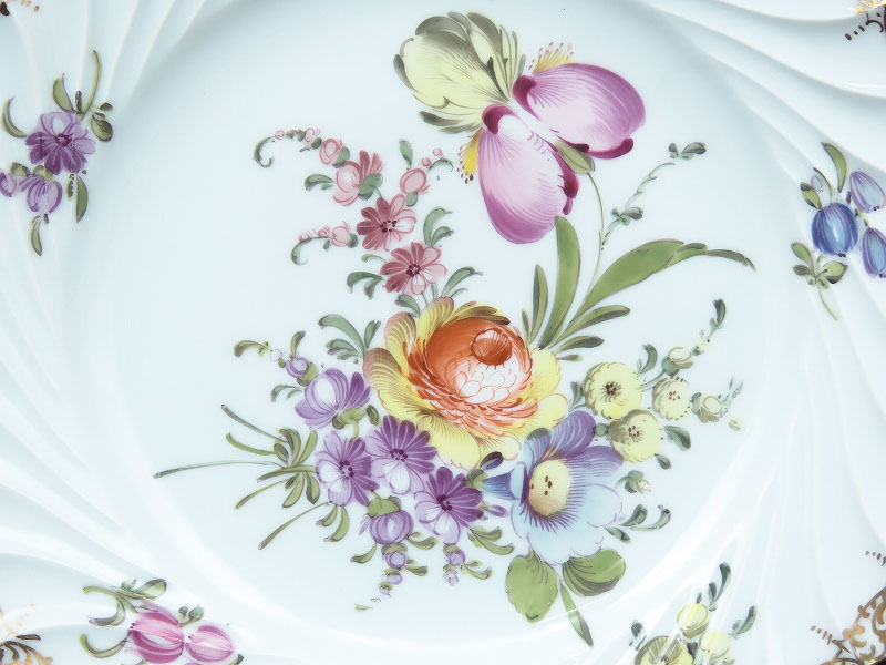 ドレスデン（Dresden）の プレート（皿） ドイツのアンティーク雑貨