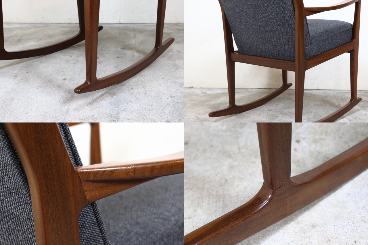 ロッキングチェア イギリス ヴィンテージ 北欧 ち51-1