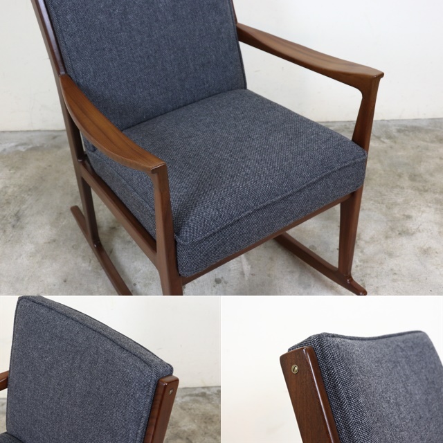 ロッキングチェア イギリス ヴィンテージ 北欧 ち51-1