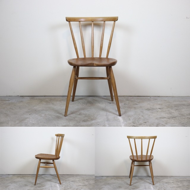 イギリス アーコール社 ercol レア ファンバックチェア ち8-4