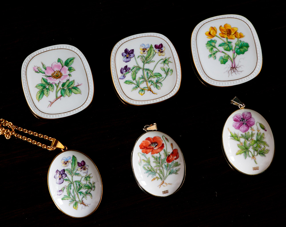 ジョージジェンセン コペンハーゲン ブローチ 925 フローラダニカ