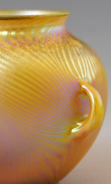 ティファニー グラス 花瓶 コンポート アンティーク ティファニー