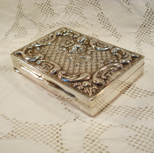 アンティーク/フランス/シガレットケース/タバコケース/タバコ入れ