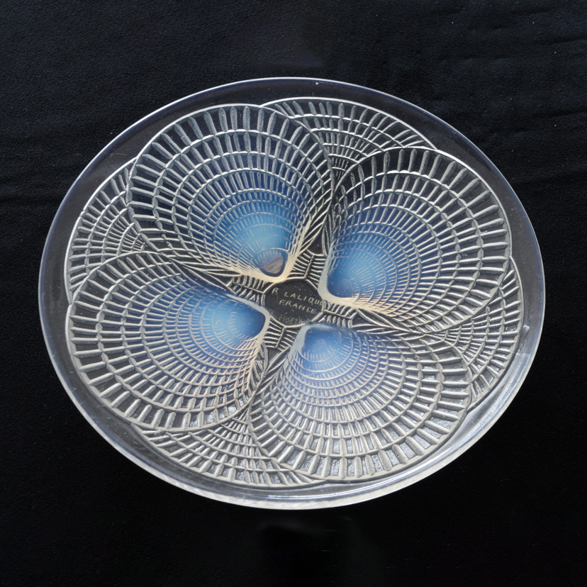 ラリック LALIQUE 皿 葉模様 ラリック LALIQUE 皿 葉模様 ラリック