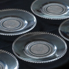 A158未使用ラリックヴェルヌイユ大皿32cm 購入時のシール有サイン入