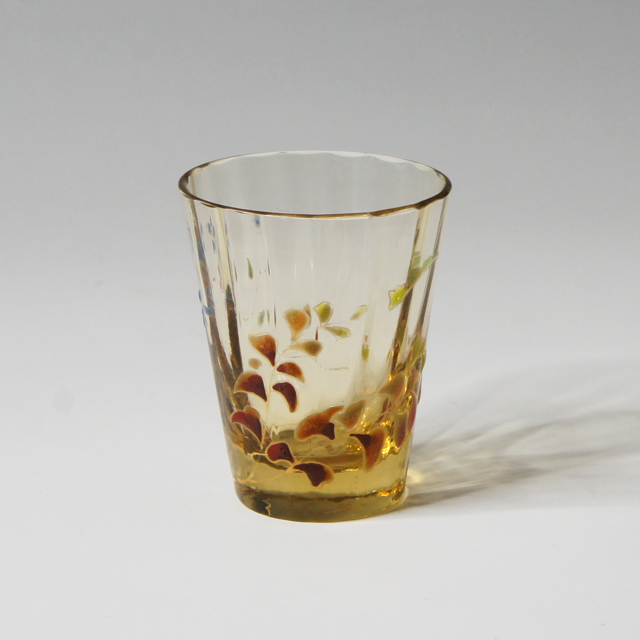 エミール・ガレ「小花文小酒杯 (D)」《アンティックかとう》