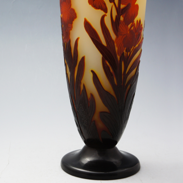 エミール・ガレ Tipガレ 花瓶 花入 果実文 エミール・ガレ tipガレ