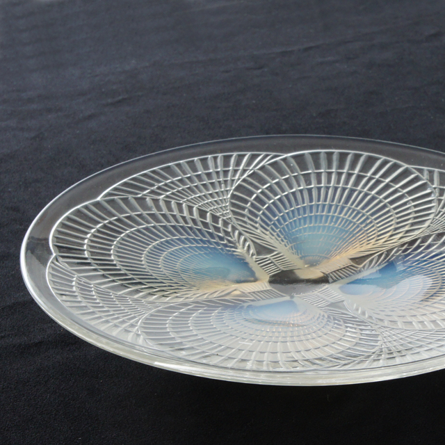 ルネラリック コキーユボウル ブルーパティネ ルネラリックコキーユ