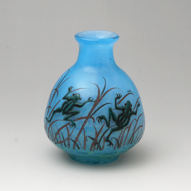 エミール ガレ の 小型花瓶（壺） 楽天市場】エミール・ガレ 花瓶 被せ