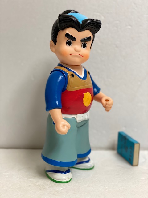 ニッセイ☆赤胴鈴之助☆ソフビ人形 大 23．5cm 当時物 アニメ