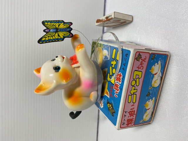 新品未使用】 にゃんにゃん棒 こねこちゃんグループ レトロ 当時物