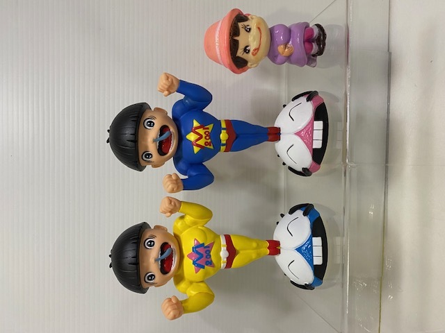 黄色☆開封品☆袋・タグ付☆まことちゃん☆ソフビ人形 16．3cm