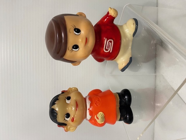 激レア 非売品 かみなり坊や ピッカリ・ビー ソフビ指人形 1970年代