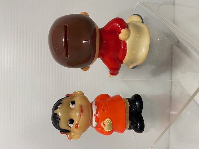 昭和レトロ レア 長靴をはいた猫 ソフビ 貯金箱 ビンテージ フィギュア