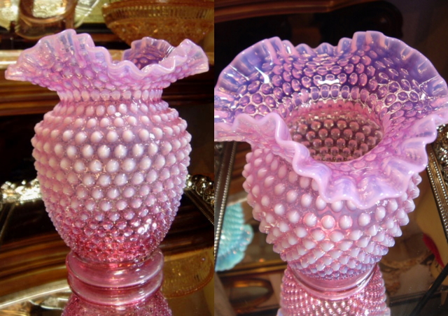 フェントン クランベリーオパルセント ホブネイル フリルエッジ 刻印