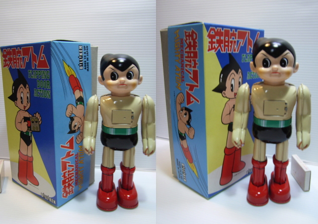鉄腕アトム ブリキ ゼンマイ ピリケン商会 箱 ゼンマイ付 鉄腕アトム