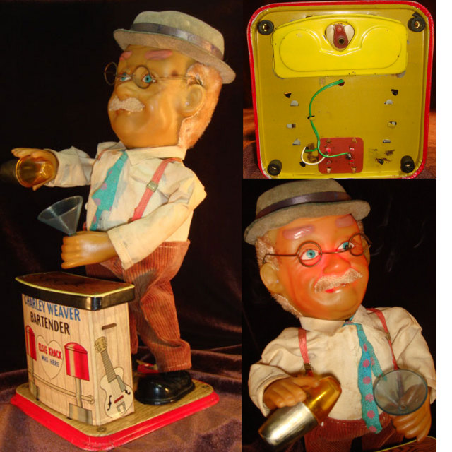 ヴィンテージ ブリキ人形 バーテンダー ▶︎▶︎SALE▶︎▶︎【1950's