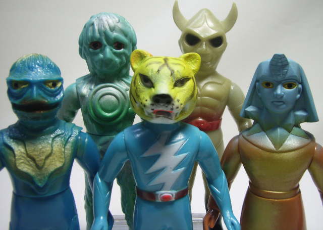 ブルマァク鉄人タイガーセブンソフビ昭和レトロ当時物