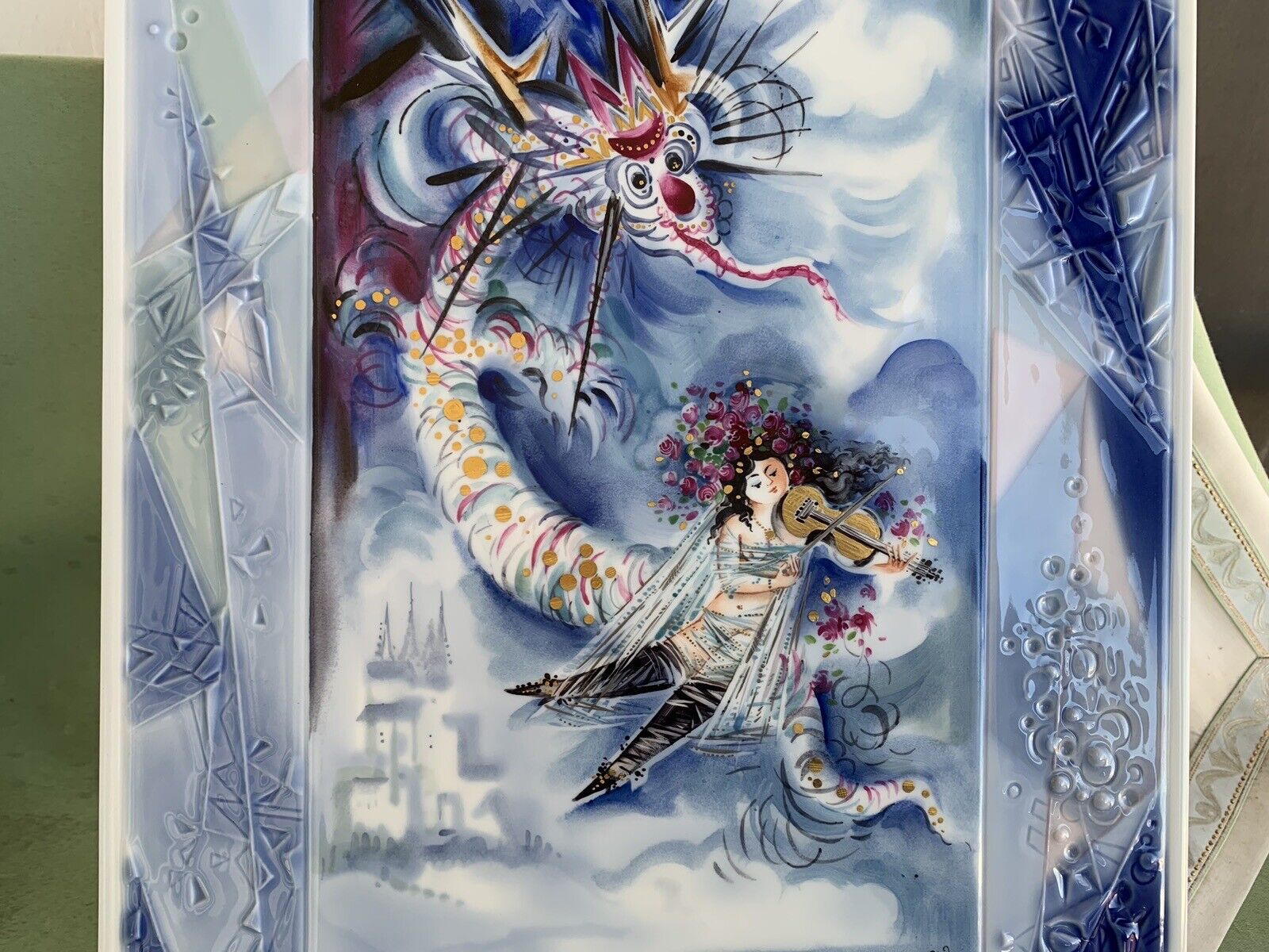 マイセン】ハインツ.ヴェルナー水彩原画 マイセン】ハインツ